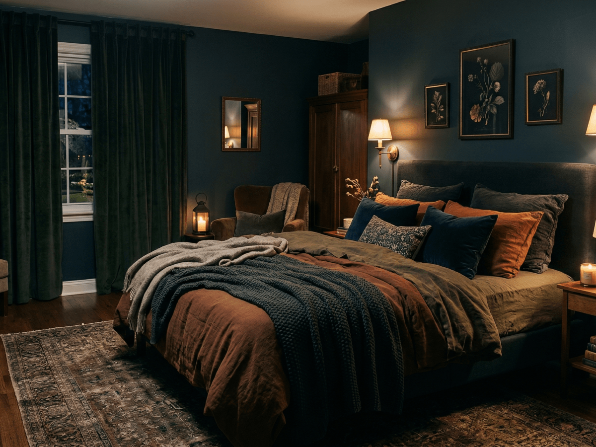 How to Create a Dark Moody Bedroom (Without It Feeling Like a&nbsp;Cave)