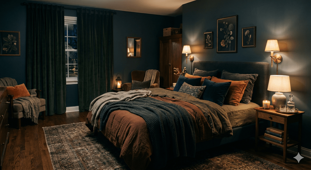 How to Create a Dark Moody Bedroom (Without It Feeling Like a Cave)
