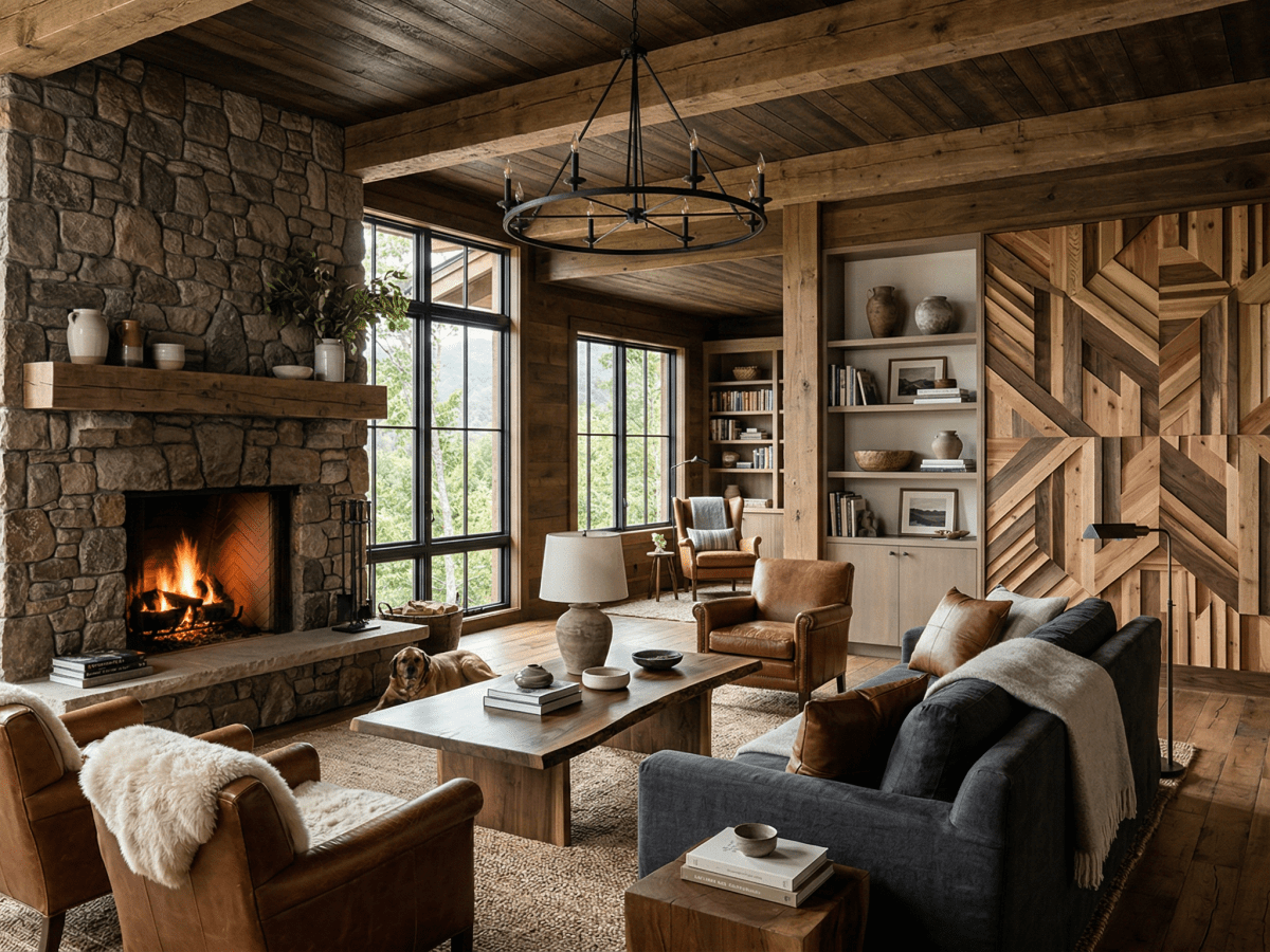 Mountain-Themed Living Room Ideas That Feel Elevated, Not&nbsp;Kitschy