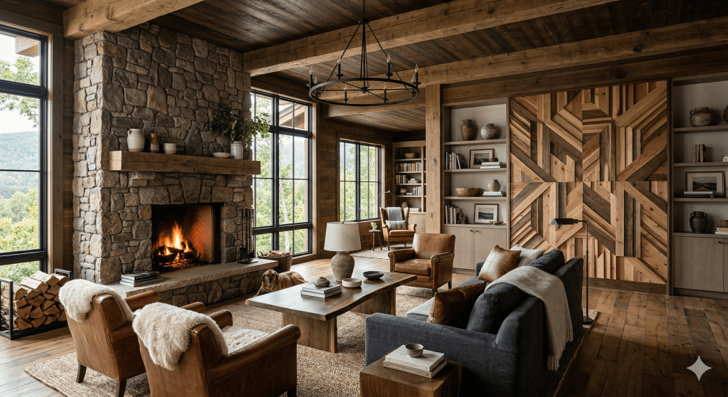 Mountain-Themed Living Room Ideas That Feel Elevated, Not Kitschy